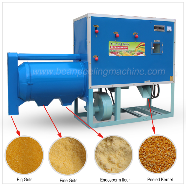 6FT-C2 300kg/hour Famliy workshop corn grits maize milling machine