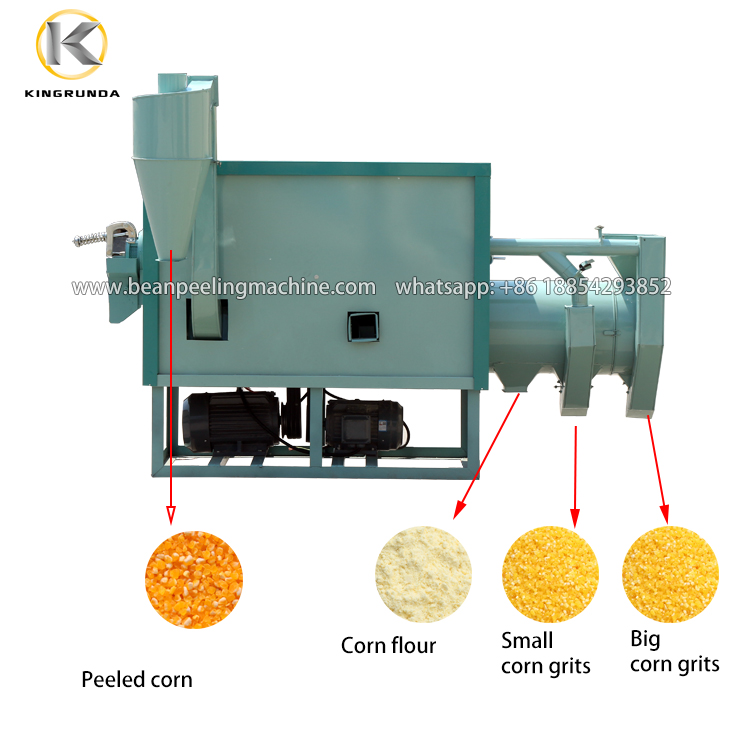 2020 Hot sell 500kg/h corn rice grits maize milling machine