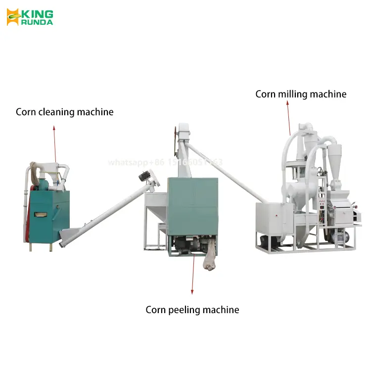 Automatic Corn Flour Milling machine Line