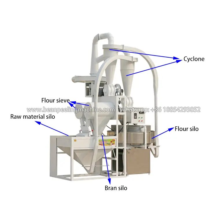 6FT-100A Wheat stone flour mill machine