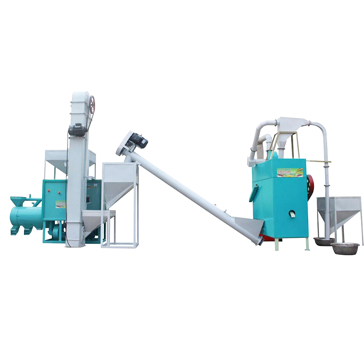 2021 New type Corn grits making machine line cleaning peeling and grits making mahcine