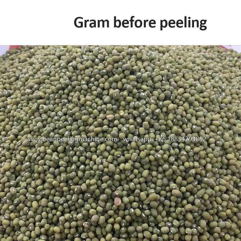 Mung bean/black gram cleaning and peeling machine