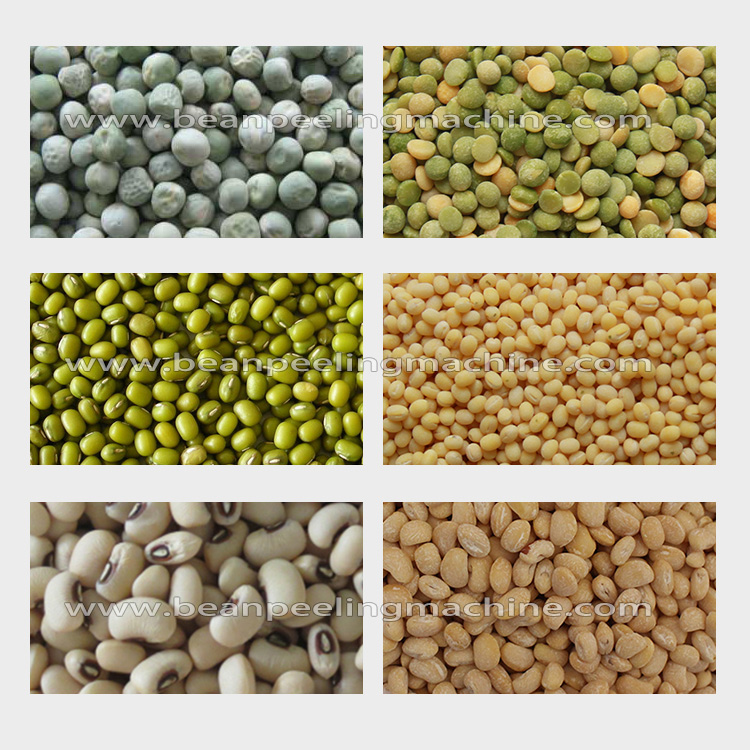 Machine à éplucher les lentilles et pois chiches au soja de haute qualité