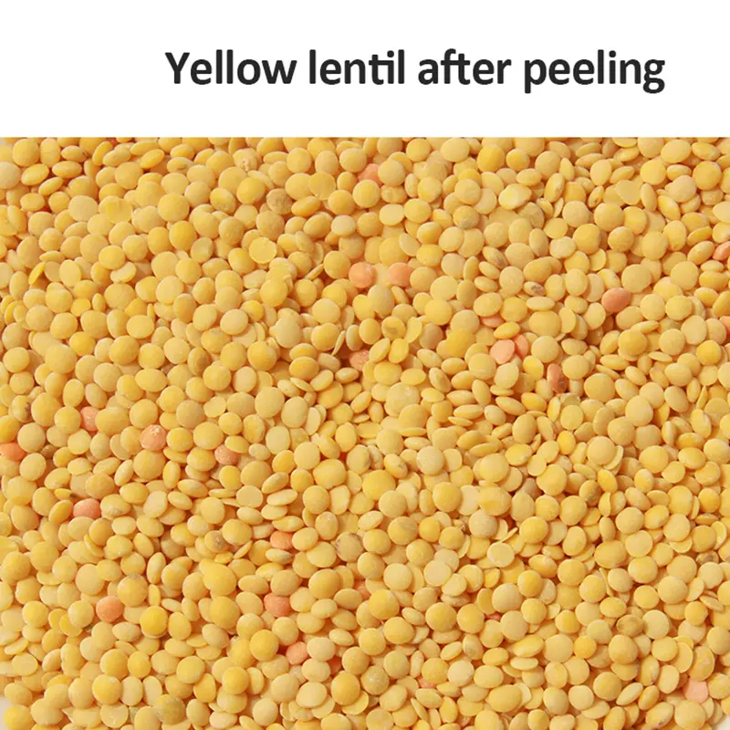 Lentil peeling machine lentil cleaning processing equipment