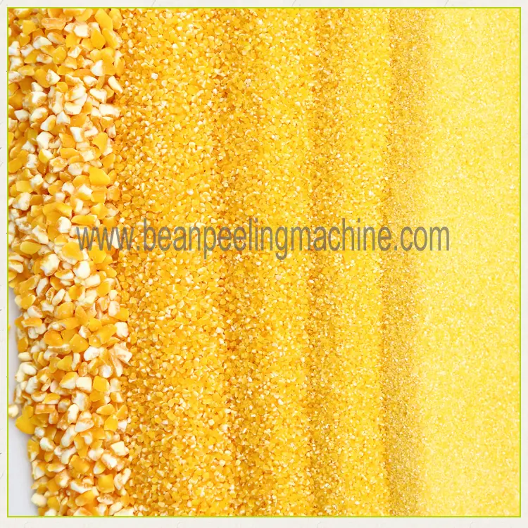 Low price corn grits milling machine