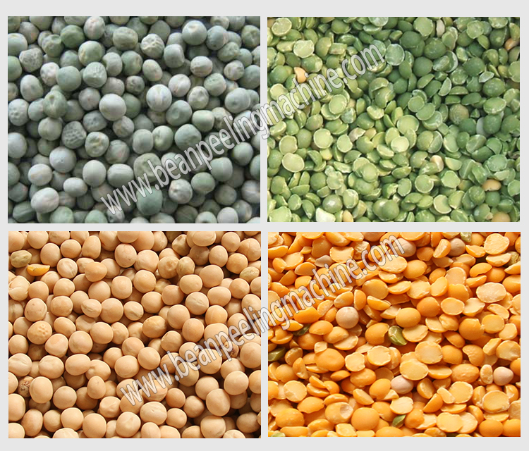 Multifunctional Beans Pulses Peeler Pea Peeling Machine Pea Peeling and Splitting Machine